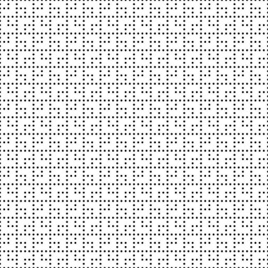 Sorunsuz tek renkli noktalar kareden oluşan bir kılavuz deseni. Basit siyah beyaz geometrik doku kumaş ve giyim. Vektör