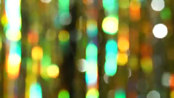 Magico Sfondo Astratto Lucido Con Bokeh Sfocato Colorato Bellissimo Sfondo — Video Stock