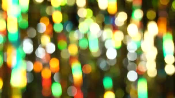 Magico Sfondo Astratto Lucido Con Bokeh Sfocato Colorato Bellissimo Sfondo — Video Stock