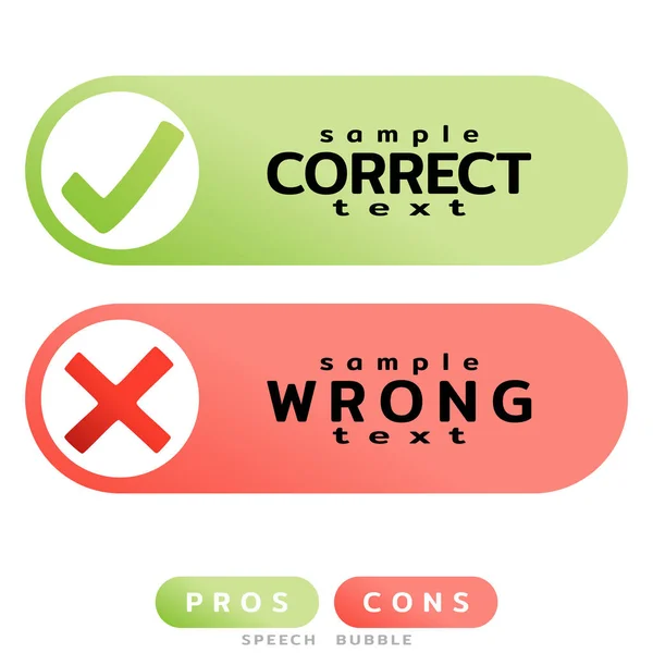 Pros Cons message windows. Correct Wrong. Design template for informative articles, weighing facts. Did you know. Vector — Stock Illustration Pros Cons message windows. Correct Wrong. Design template for informative articles, weighing facts. Did you know. Vector Stock Illustration