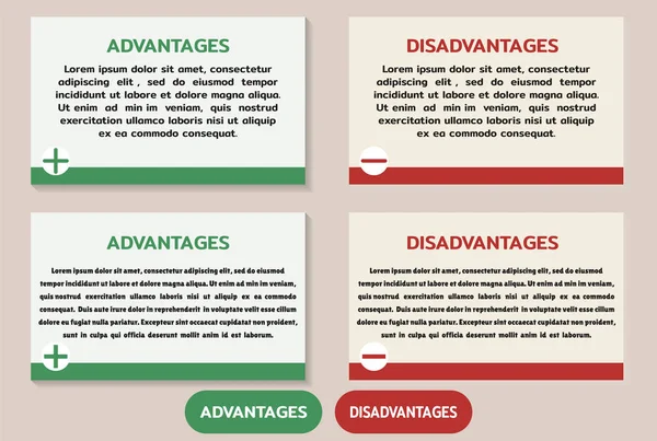 Advantage Disadvantage message windows. Pros Cons. Design template for articles, weighing facts. Did you know. Vector — Stock Illustration Advantage Disadvantage message windows. Pros Cons. Design template for articles, weighing facts. Did you know. Vector Vector Graphics