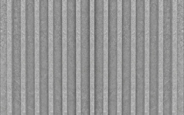 Rendering Rough Parallel Gray Cement Bar Shape Pattern Wall Background — Stock Photo, Image