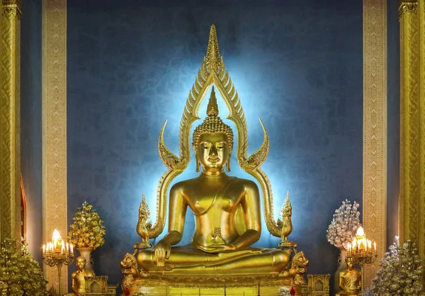 2019 Juli Bangkok Thailand Thai Best Beautiful Buddha Statue Phra — Stockfoto