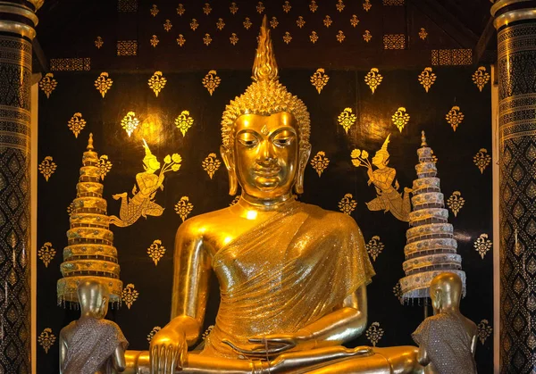 2019 August Phitsanulok Thailand Eine Alte Thailändische Buddha Statue Wat — Stockfoto