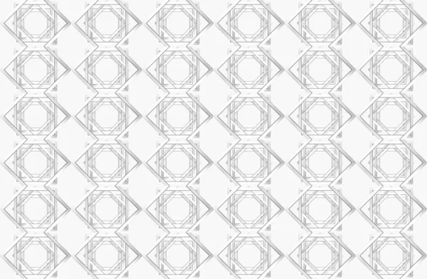 Darstellung Nahtlose Moderne Metall Grau Gitter Form Muster Fliese Design — Stockfoto