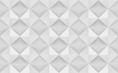 3D render. sorunsuz modern ışık gri kareden oluşan bir kılavuz desen duvar arka plan.
