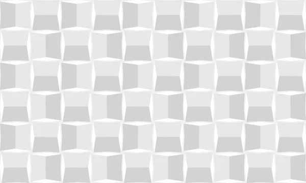 レンダリング シームレスなモダンな明るい灰色正方格子パターンの壁背景 — ストック写真