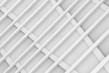 3d render. modern açık gri dikdörtgen şekil desen ahşap duvar tasarım arka plan perspektif görünümü.