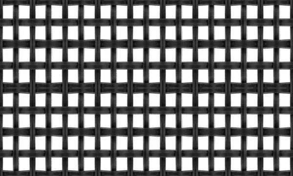 Darstellung Schwarzes Metallkettengewebe Mit Clipping Pfad Isoliert Auf Weißem Hintergrund — Stockfoto