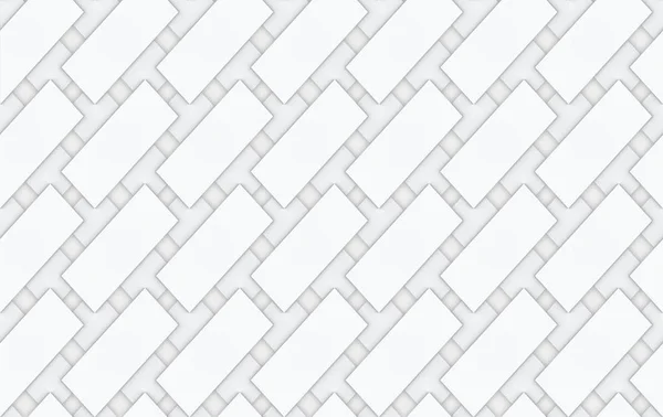 Rendement Sans Couture Moderne Blanc Gris Carré Grille Motif Mur — Photo