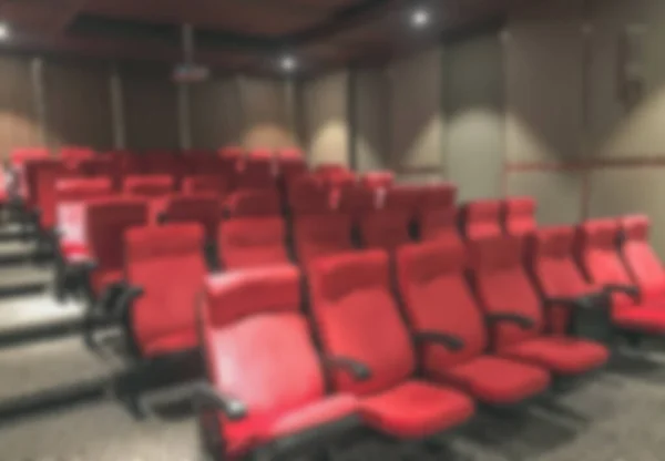Homályos Piros Film Ülés Sorok Kis Privát Színház Terem Szoba — Stock Fotó
