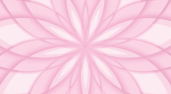 Рендеринг Сладкая Розовая Кривая Линия Форме Цветка Рисунка Стены Фоне — стоковое фото