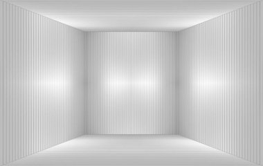 3D görüntüleme. Modern gri panel çubukları kare kare duvar dokusu arkaplanı.