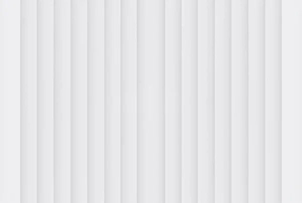 Renderização Mínimo Simples Painéis Verticais Brancos Fundo Parede — Fotografia de Stock