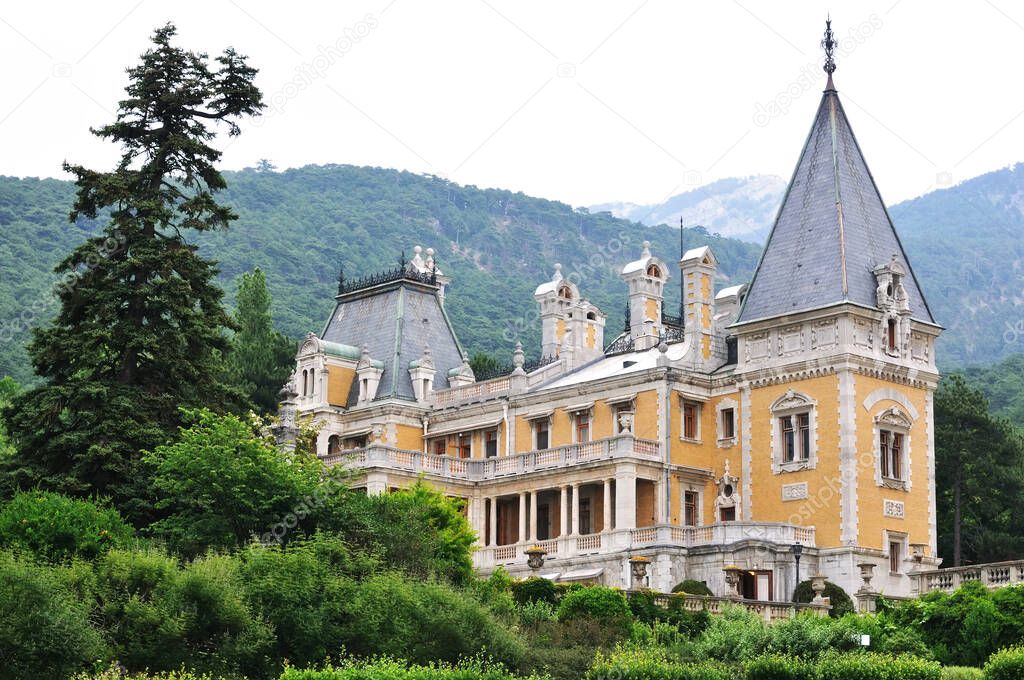 The Massandra Palace is a Chateauesque villa of Emperor Alexander III  in Massandra, at the south coast of Crimea