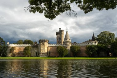 View of Franzensburg, a castle in Laxenburg, Lower Austria, Austria. It was built between 1801 and 1836. It was named in memory of the last Holy Roman Emperor, Francis II, who died in 1835. clipart