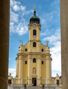 Laxenburg, Aşağı Avusturya, Avusturya 'daki Barok tarzı Kilise.