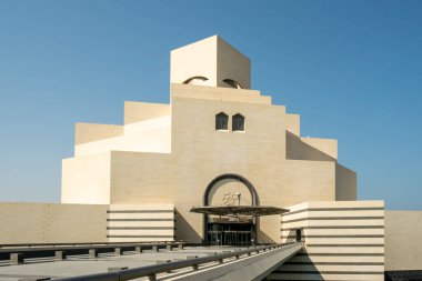 Doha, Katar - 13 Ekim 2019 İslam Sanatları Müzesi, Doha, Katar 'daki en eksiksiz İslam eserleri koleksiyonlarından biri..