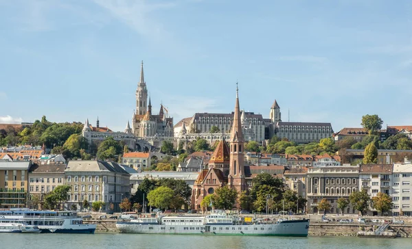 Будапешт Венгрия Октября 2019 Года Вид Воздуха Сторону Буды Будапеште — стоковое фото