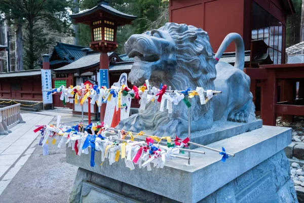 Tochigi Японія Березня 2019 Вид Nikko Futarasan Jinja Лева Синтоїстському — стокове фото