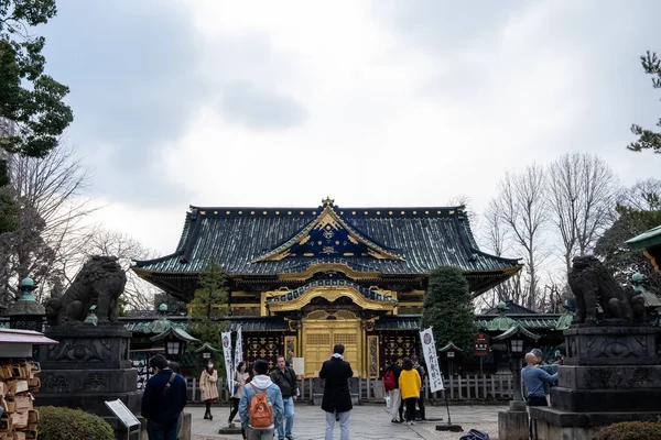 Tokyo Japan March 2019 Вид Храм Уено Тошогу Парку Уено — стокове фото