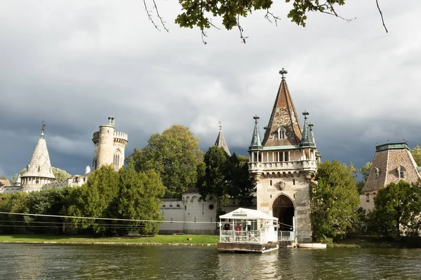 Dolna Austria Austria Października 2019 Widok Franzensburg Zamek Laxenburgu Dolna — Zdjęcie stockowe