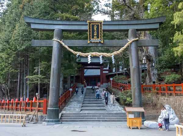 Tochigi Японія Березня 2019 Вид Nikko Futarasan Jinja Який Синтоїстським — стокове фото