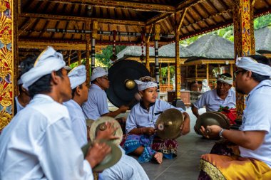 Geleneksel bale müziği grubunda genç bir çocuk, Ba