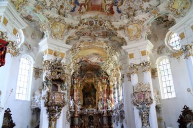 Wieskirche, Unesco Dünya Mirası-, Beieren Almanya