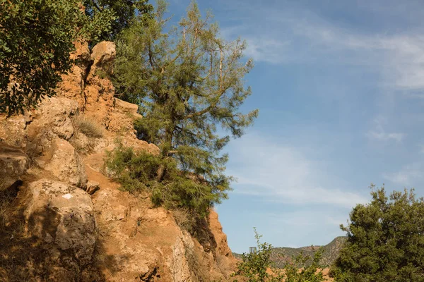 Sahne şelaleler Ozoud Fas çevresinde