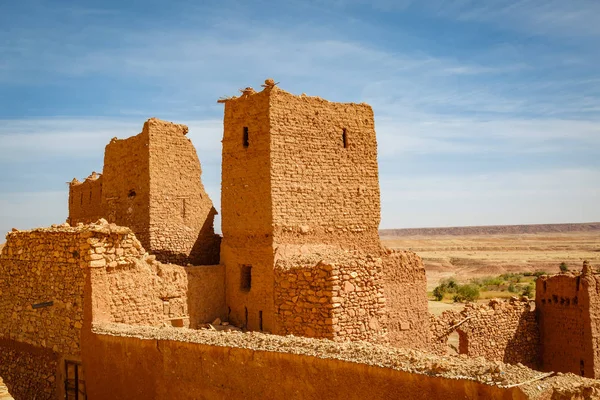 Conserved part of the fortress Ait Ben Haddou — Stock Photo, Image