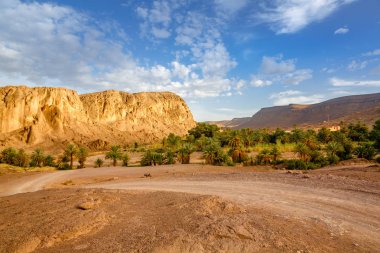 Manzara Fint Oasis city Ouarzazate yakınındaki