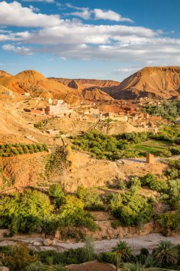 Oasis içinde Vadisi, Oued Dades, Fas