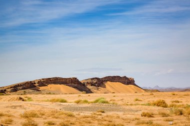 Güney Fas tipik peyzaj.