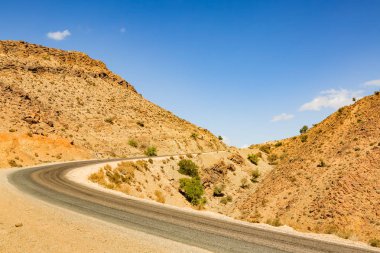 Güney Fas tipik peyzaj.