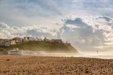 Erken sabah yağmur beach Sidi Ifni sonra
