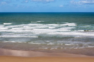 Fas kayalık Atlantic coast üzerinde Plage