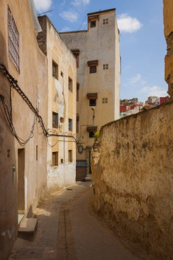 Dar sokaklar eski Medina Fes, Morocco
