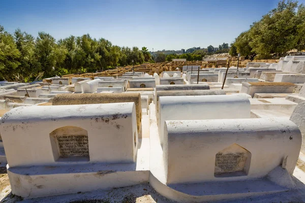 Jüdischer Friedhof in fes medina, Marokko — Stockfoto