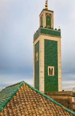 Gösterim: Meknes Medina, Fas medrese çatı terasından