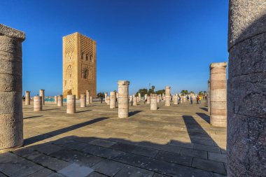 Hassan Kulesi'ne Rabat, morocco