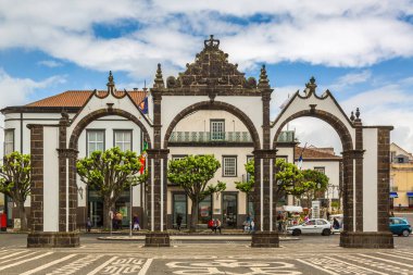 Ponta Delgada, Azores - May 05,2017: Portas da Cidade - City Gat