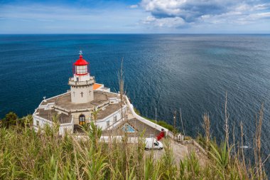 Arnel deniz fenerinde Nordeste Sao Miguel Island üzerinde