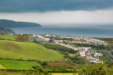 Porto Formoso görünümünü Sao Miguel Island, Azor