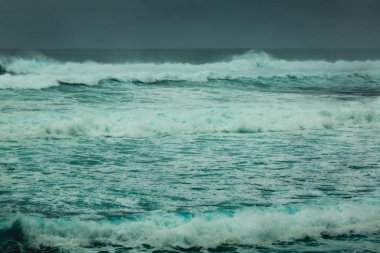 Kötü hava sahil, Sao Miguel Island'ın Kuzey, Azor