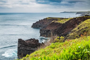 North coast Sao Miguel Island, Atlantik Okyanusu.