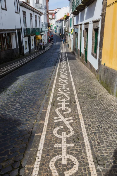 Calles y pasarelas de Ponta Delgada . — Foto de Stock