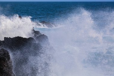 Wild coast Lagoa Sao Miguel Island adlı