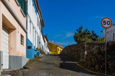 Sao Rogue koridorları Sao Miguel Island üzerinde çekim