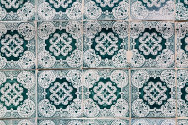 Geleneksel seramik levhalar Azulejos Lizbon